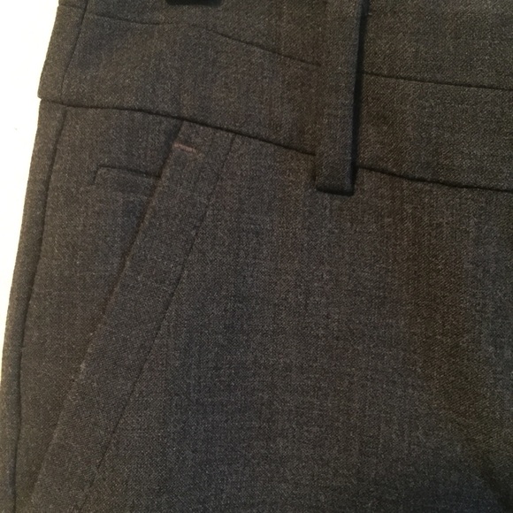 Ann Taylor Loft Charcoal Trouser Straight Leg Sz 0 - Picture 4 of 6